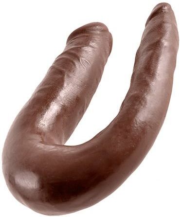 Pipedream - King Cock - Double Trouble - Medium - Brown