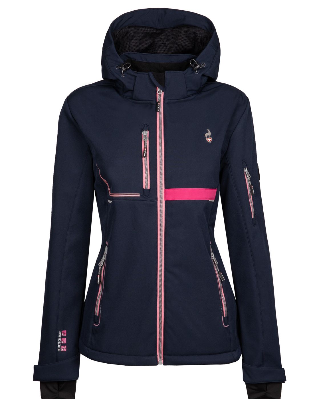 Vespa softshell ski-jas dames