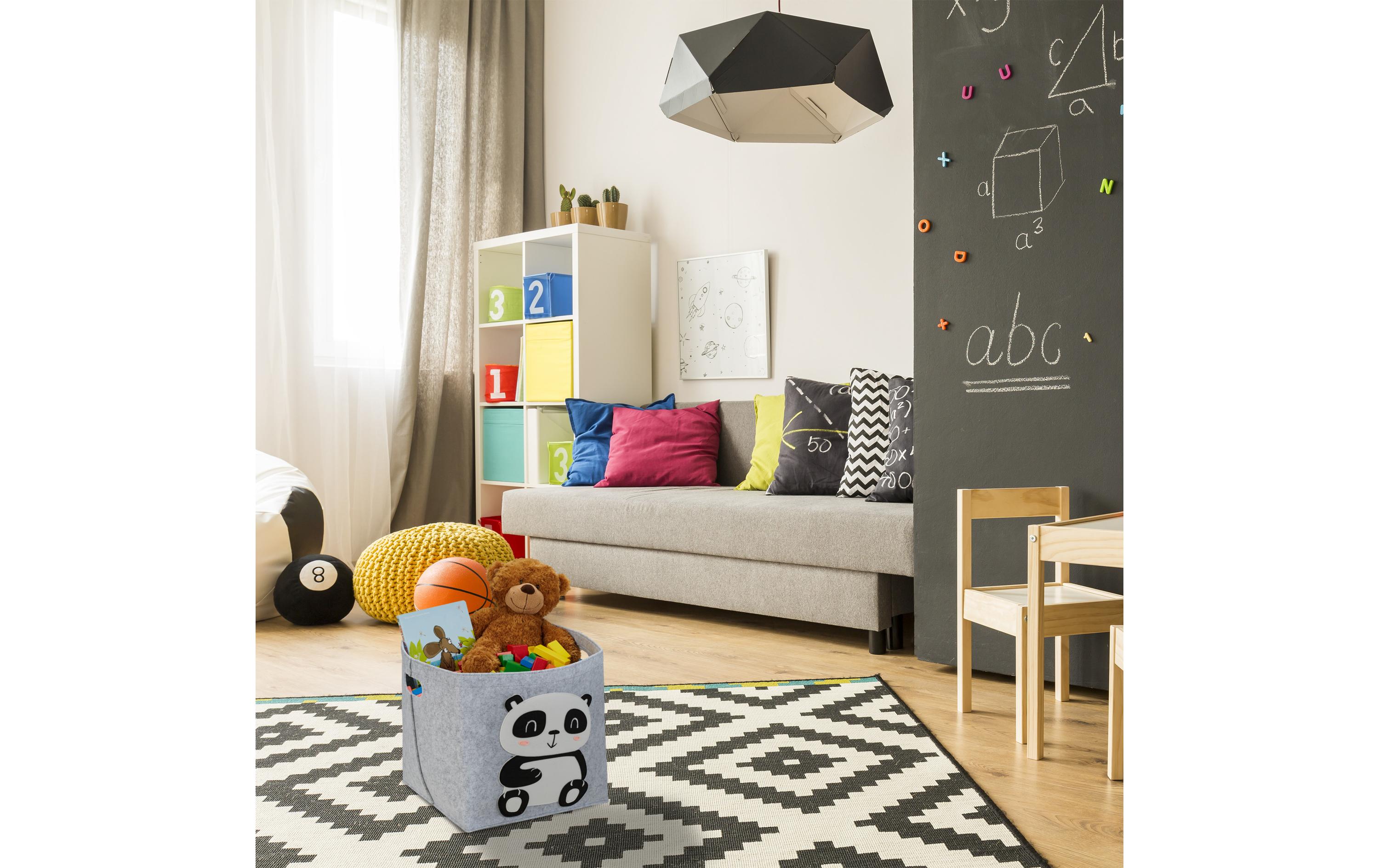Spielzeugkorb PandaIdealer Aufbewahrungskorb für das Kinderzimmer
