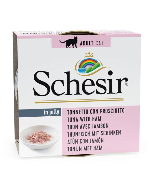 Schesir Kat Blik Gelei Vis 85 g - Kattenvoer