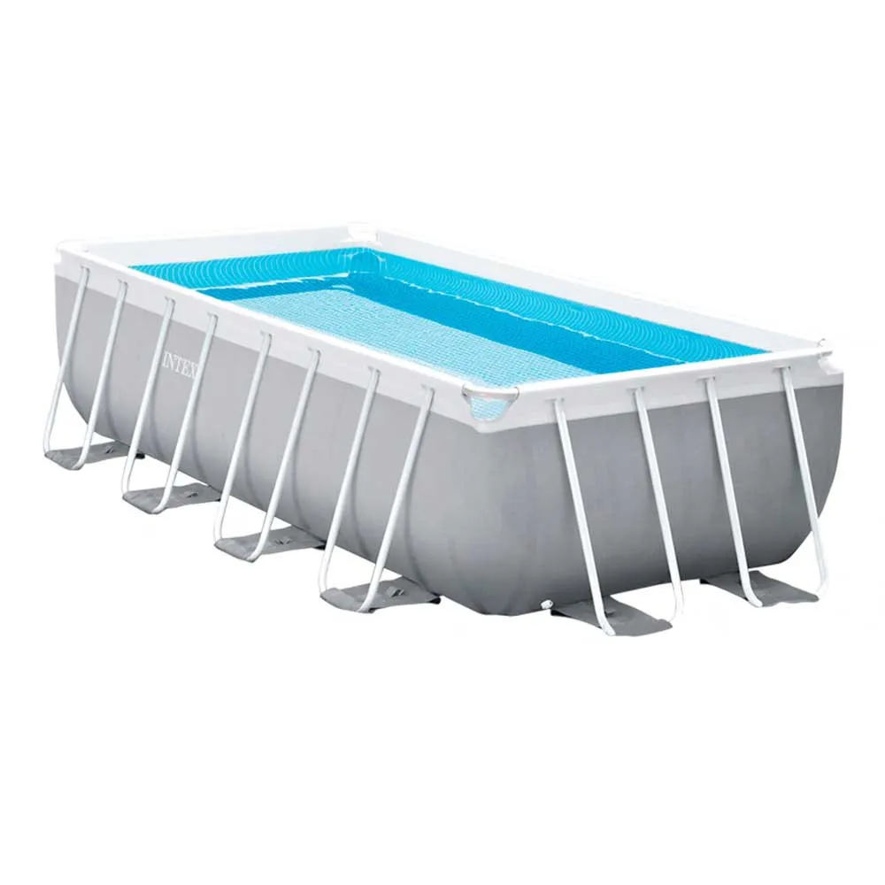 Intex Prism 488x244x107 cm Stahl Rechteckiger Aufstellpool mit Rahmen