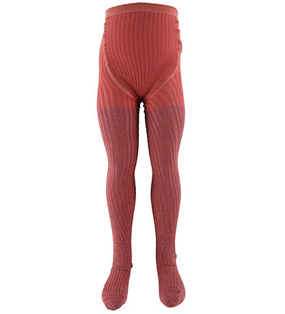 Molo trømpebukser - Glitter Rib - Forest Rose