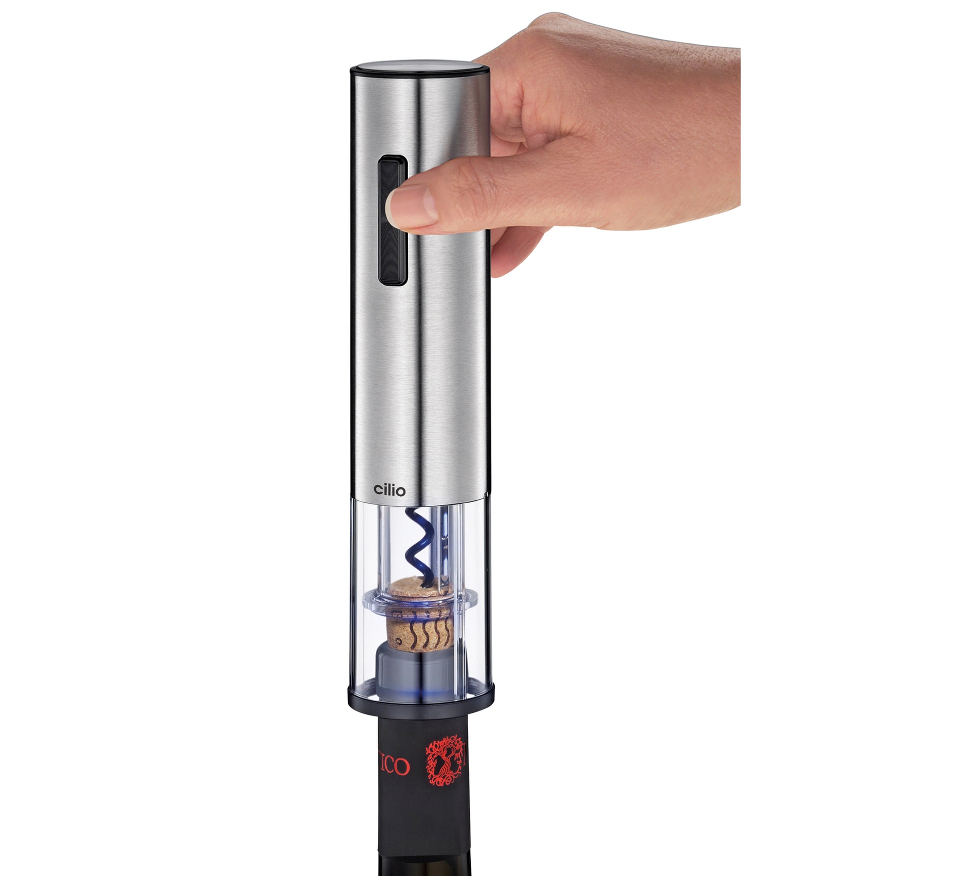 cilio Elektrischer Korkenzieher BRUNELLO 5x21 cm