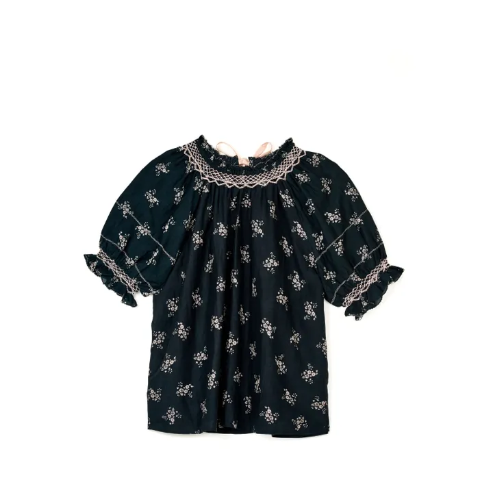 M.A.B.E. Blouse Imprimé Vivi | Noir
