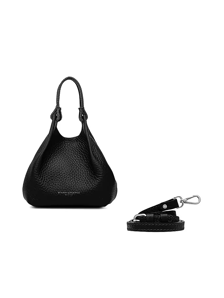 GIANNI CHIARINI Ledertasche - Hobo Bag DUA Small schwarz