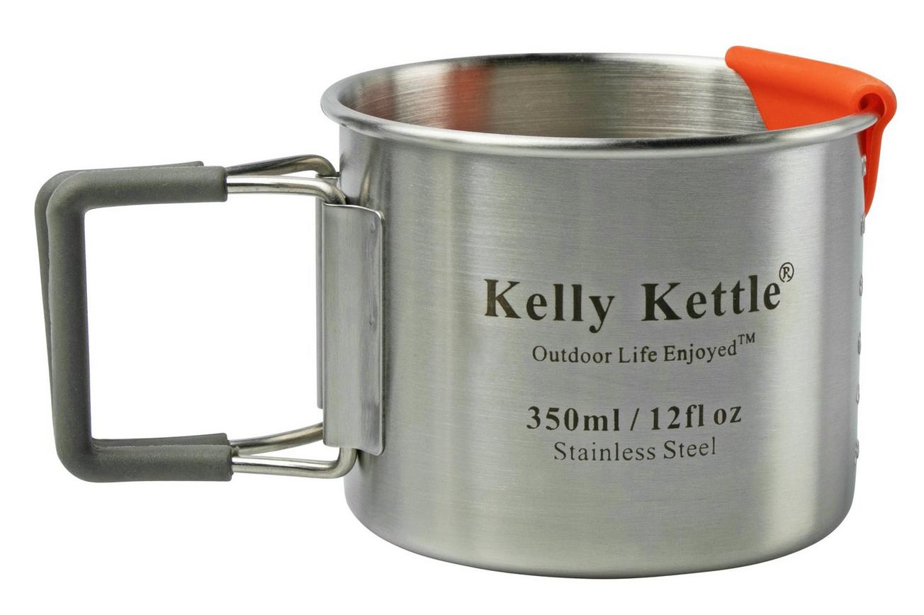 Kelly Kettle Trekker Kit, roestvrijstaal, eenpersoons kookset
