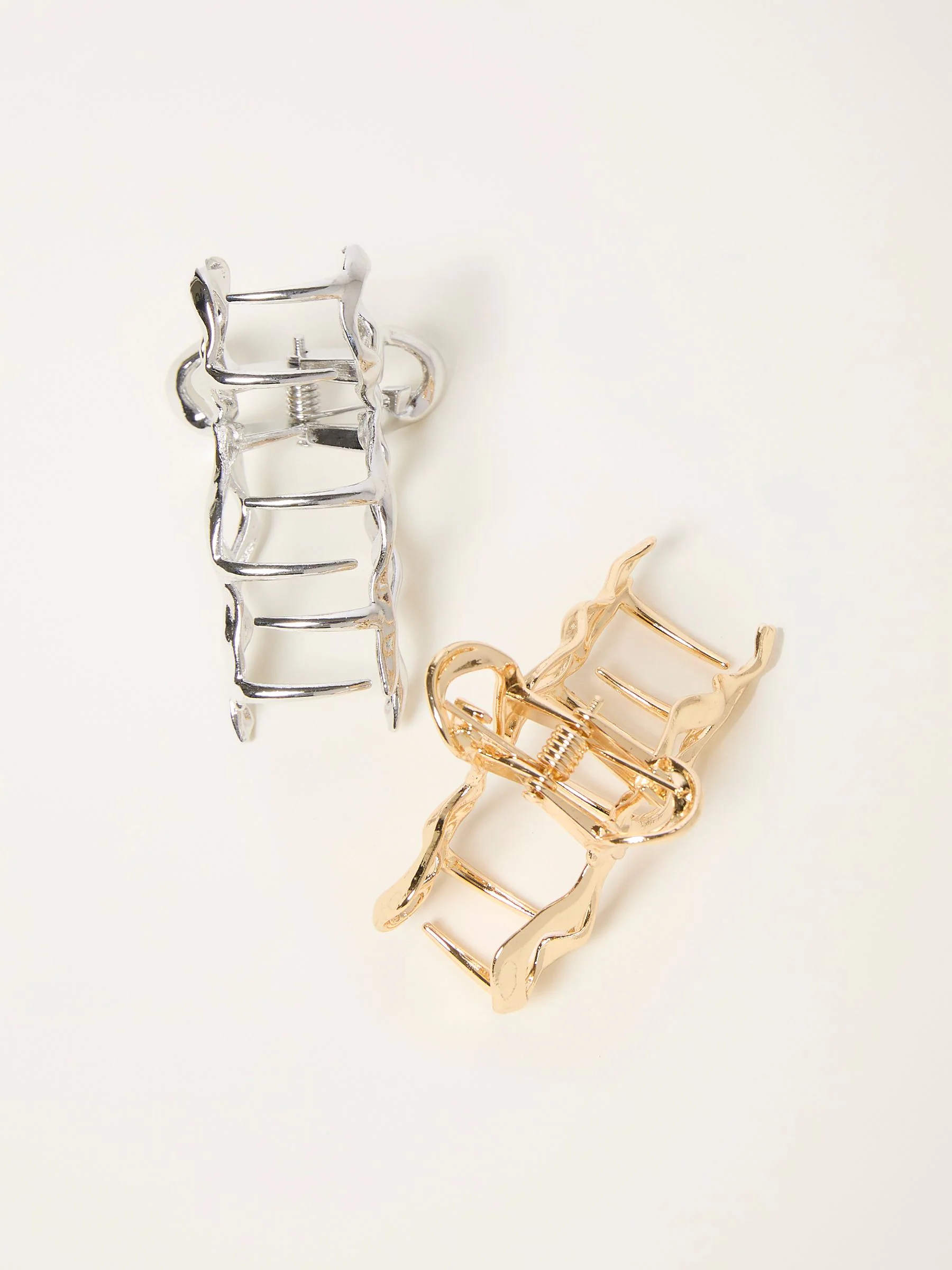FatFace 2 -pack metalen klauwclips met strik
