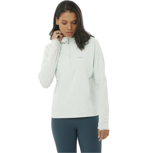 Veste trail SALOMON SENSE AERO HYBRID HZ HD W MISTY BLUE