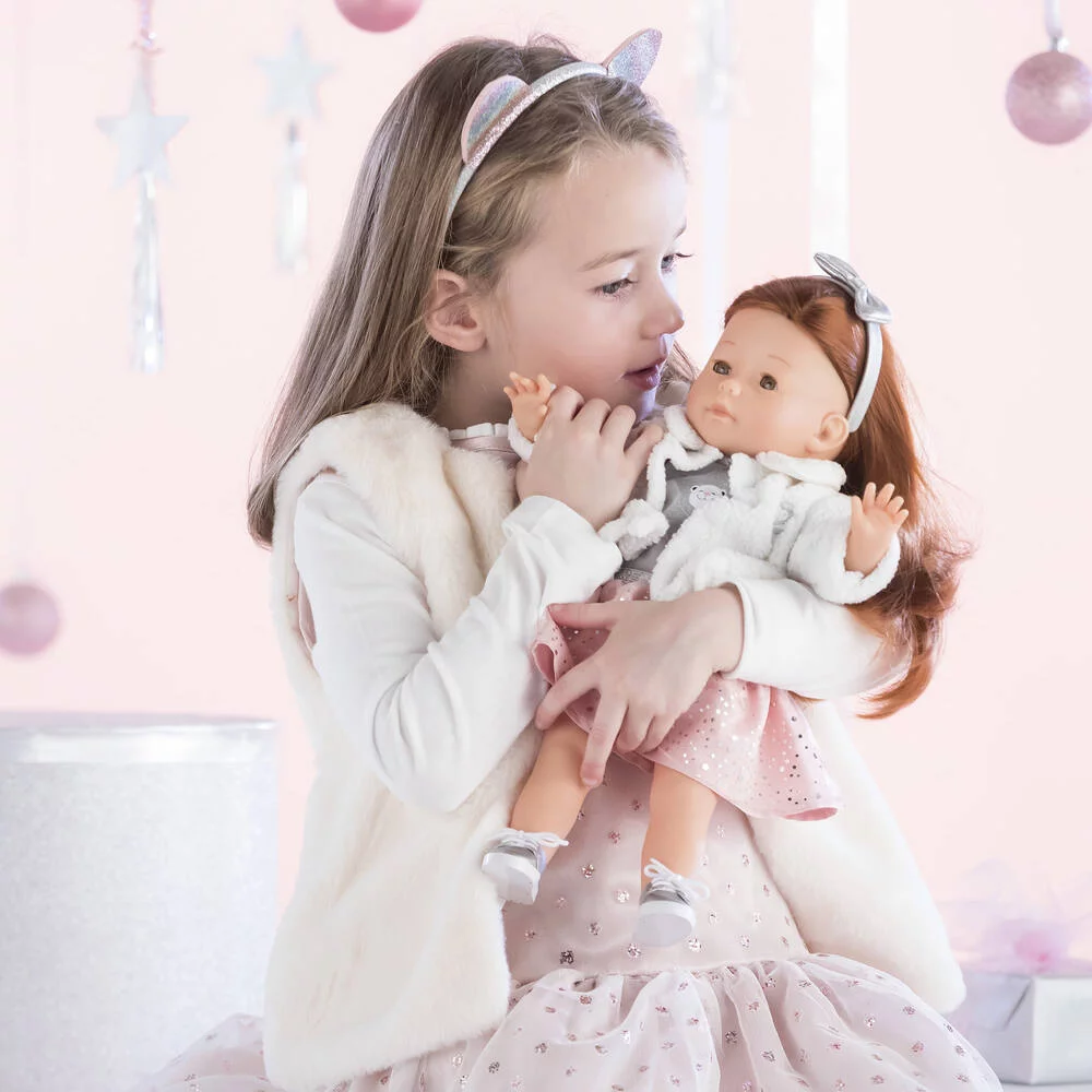 MANTEAU SOIR DE FETE POUR POUPEE - COROLLE MA COROLLE