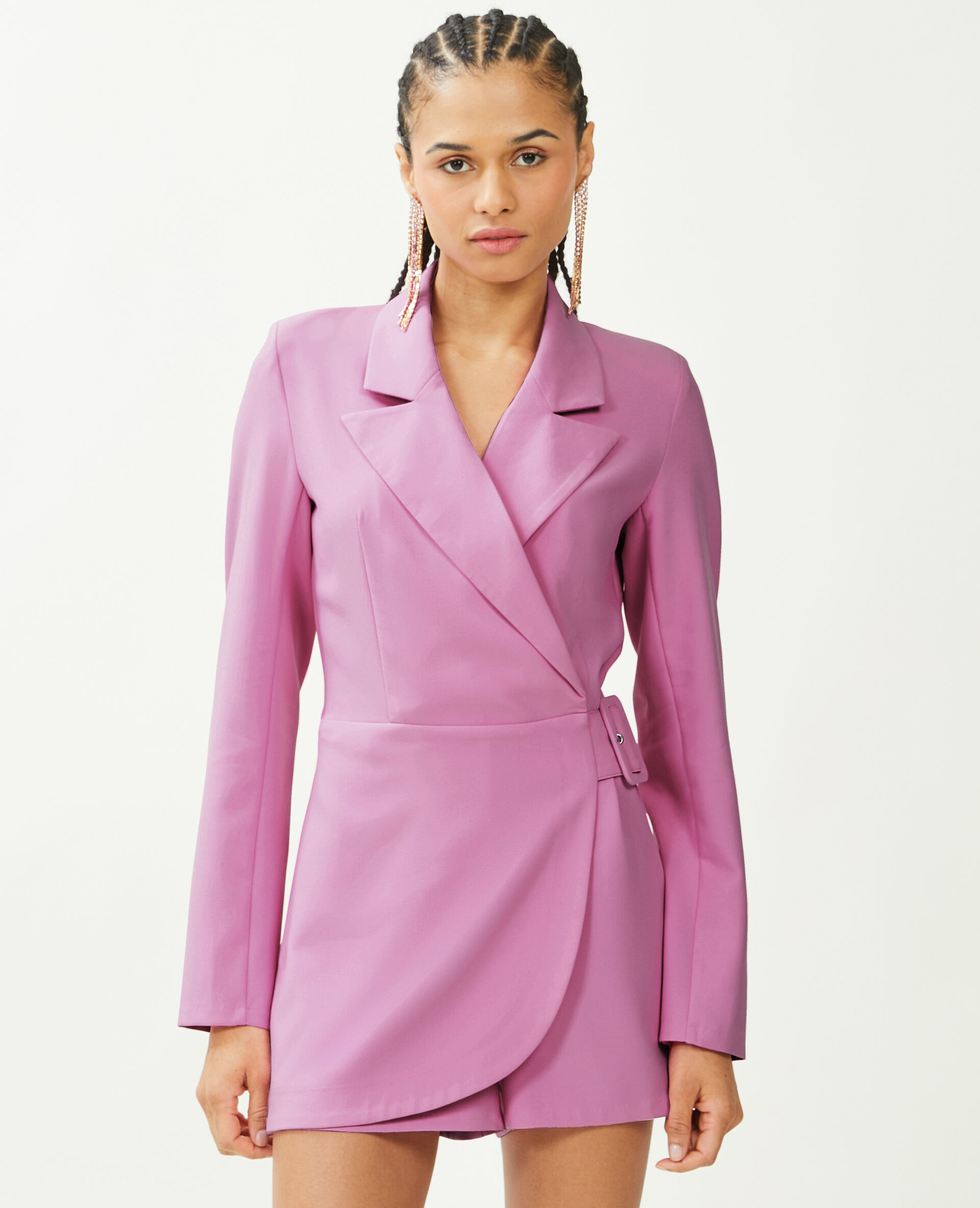 Combishort blazer - Rose