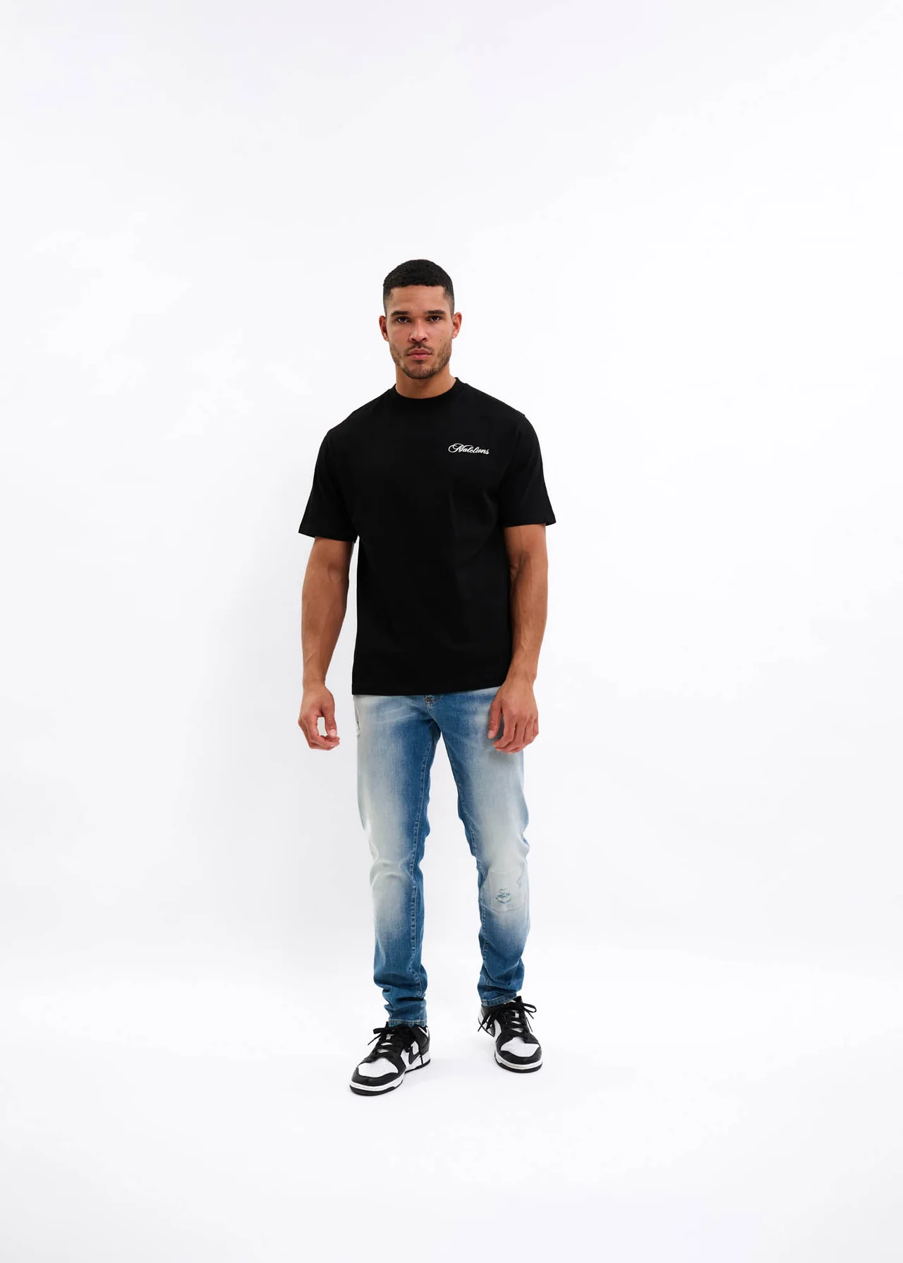 Malelions Angel T-Shirt Heren Zwart