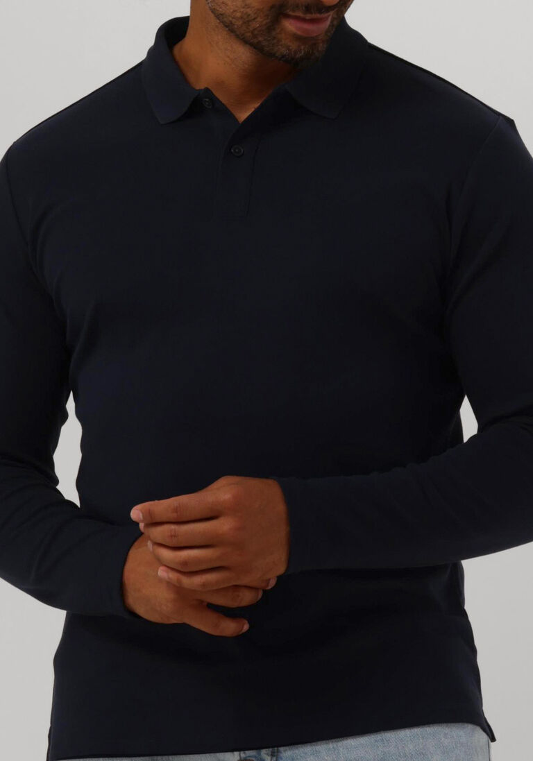 SELECTED HOMME donkerblauwe selected homme polo slhslim-toulouse ls polo b noos