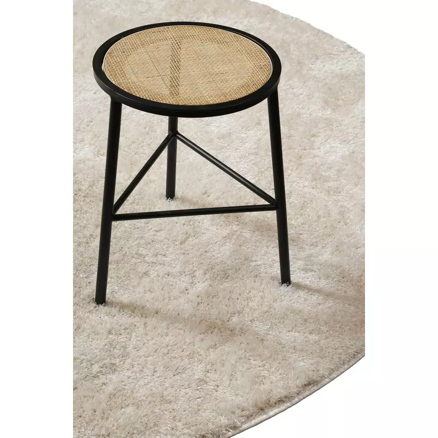 Wecon home basics Hochflorteppich Fanny creme weiß