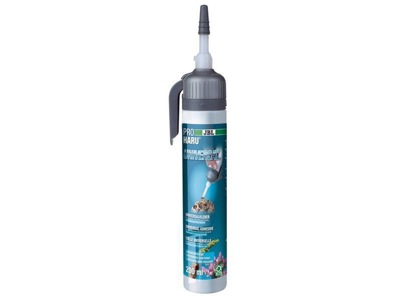 JBL Klebstoff ProHaru Schwarz, 80 ml Schwarzer Universalkleber für Aquarien, Terrarien & Teiche