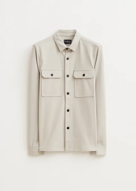 Overshirt tech zand (ZAND)