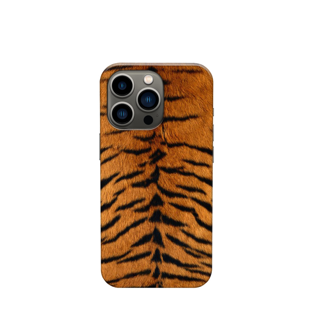 iPhone 13 Pro Kunststoff Hülle Tiger 3 - Orange