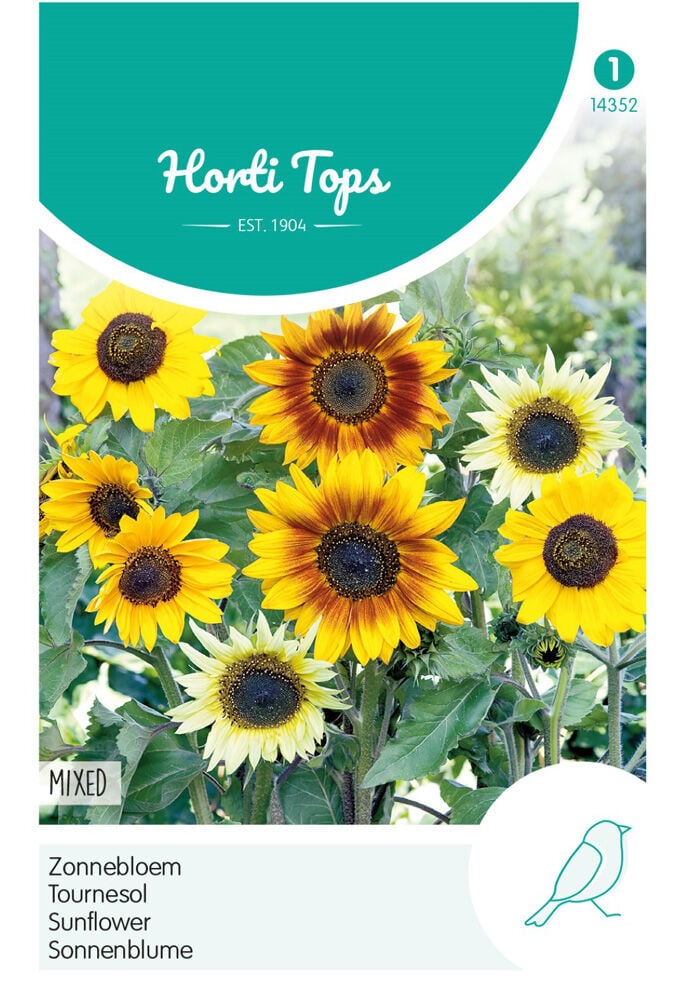 Hortitops Zonnebloem Gemengd - Bloemzaden