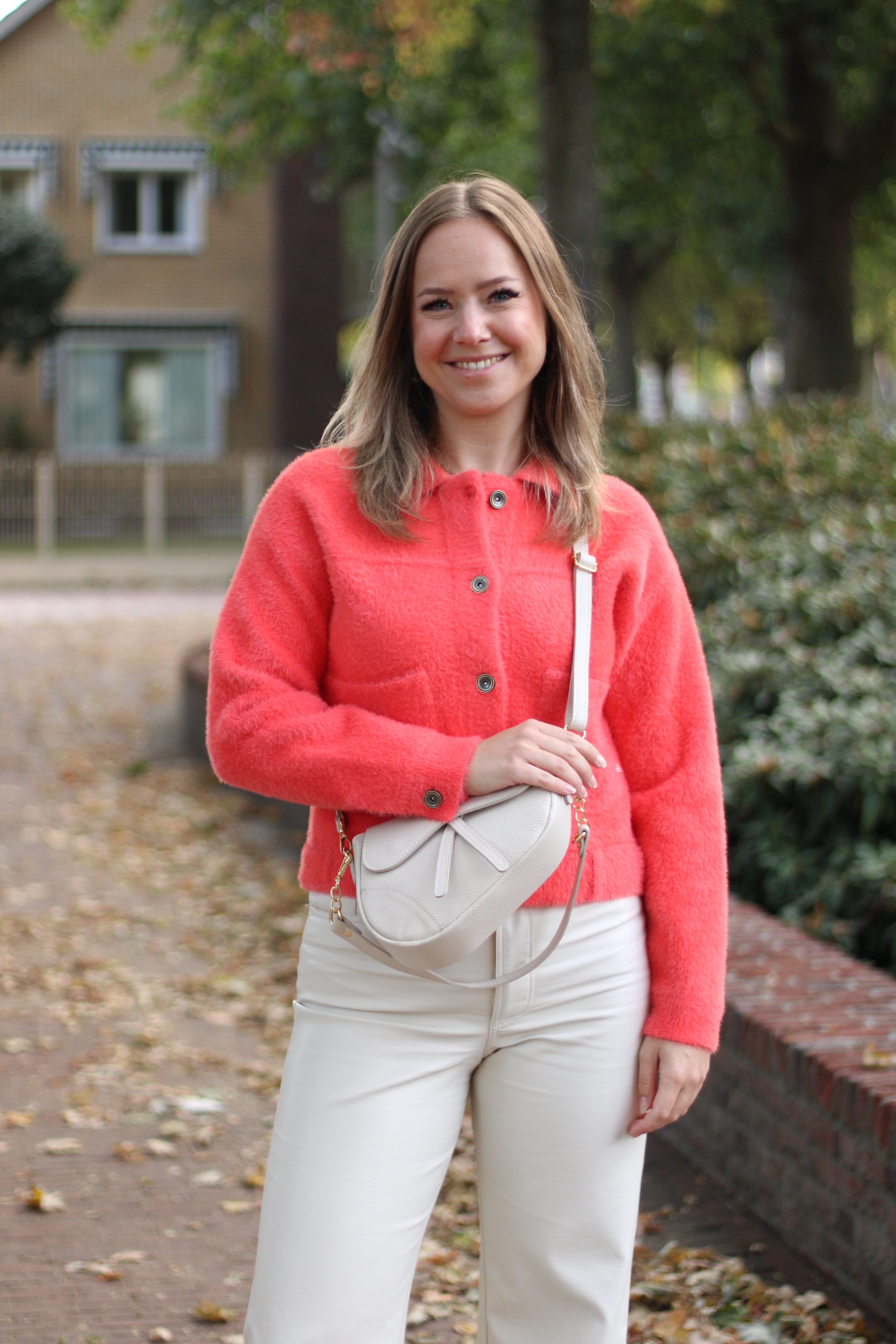 Rino & Pelle - Bubbly Boxy Jacket - Bright Coral