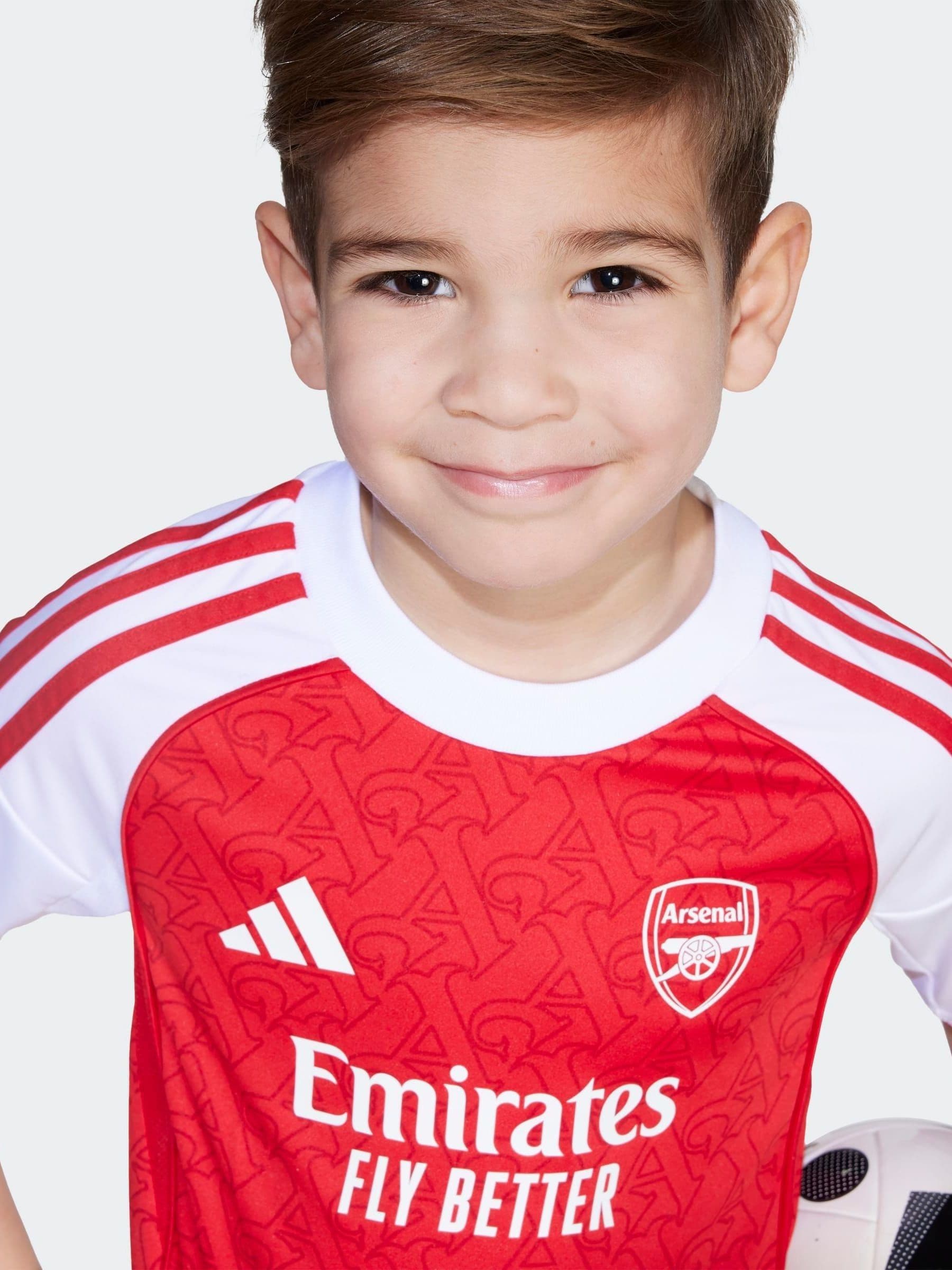 adidas Kids Arsenal 25/26 Home Mini Kit