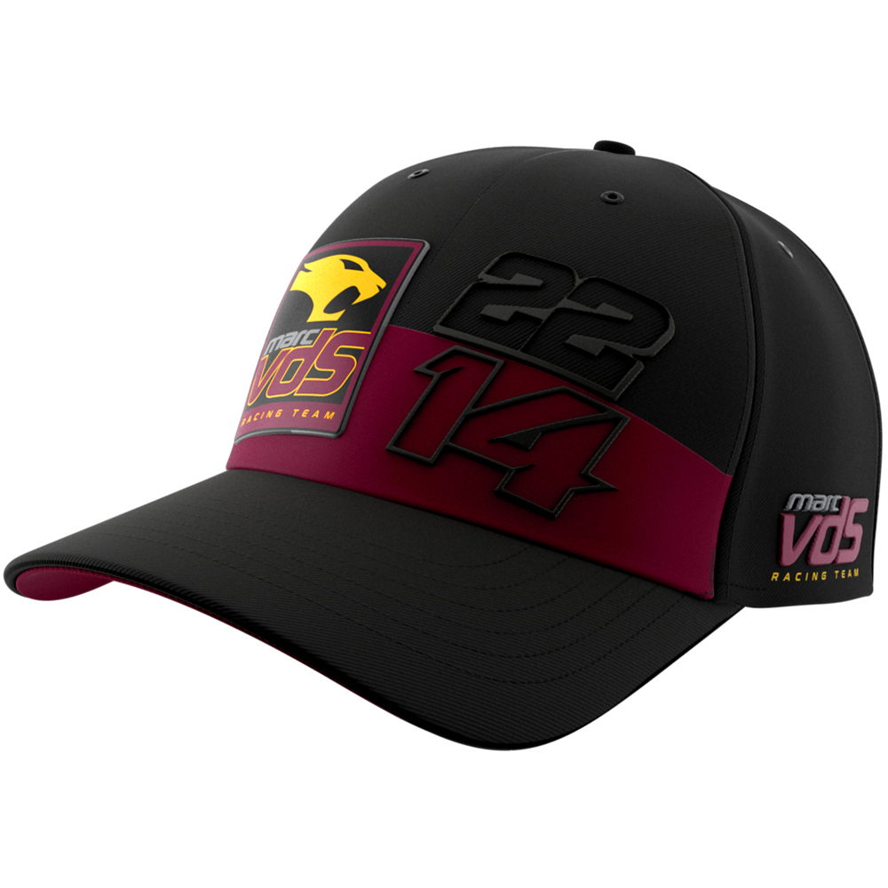 Ixon - Casquette Round Marc VDS 23 Noir / Bordeaux