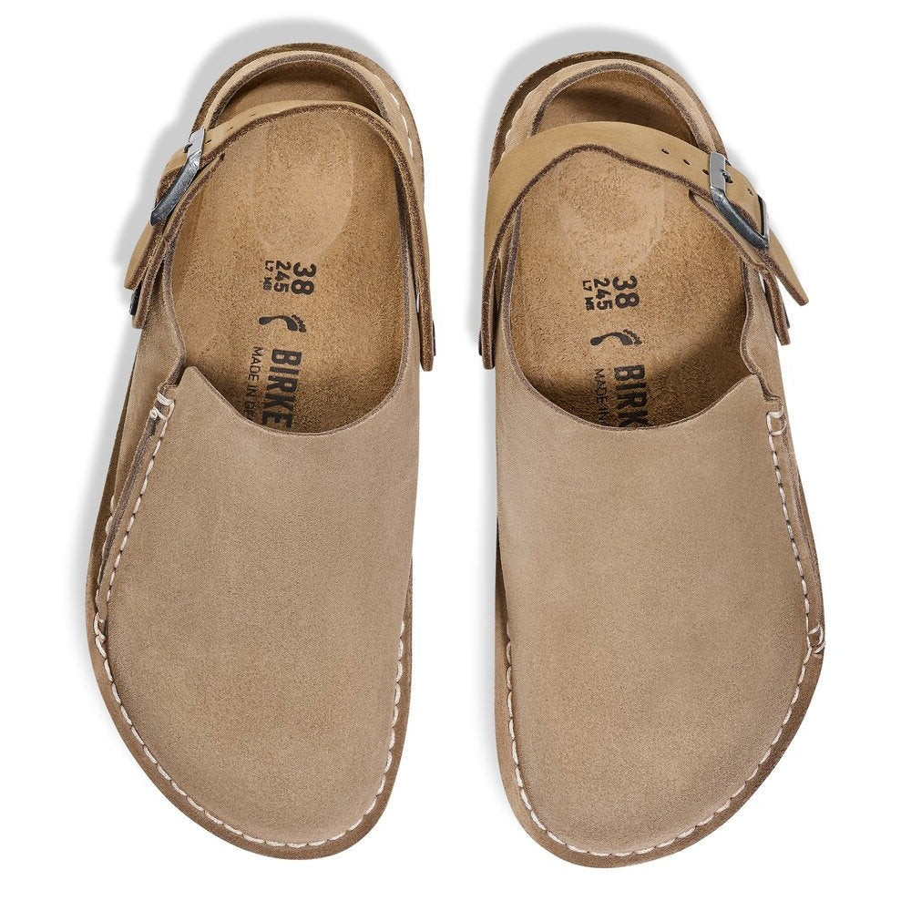 Birkenstock  Lutry Premium Clogs - Taupe