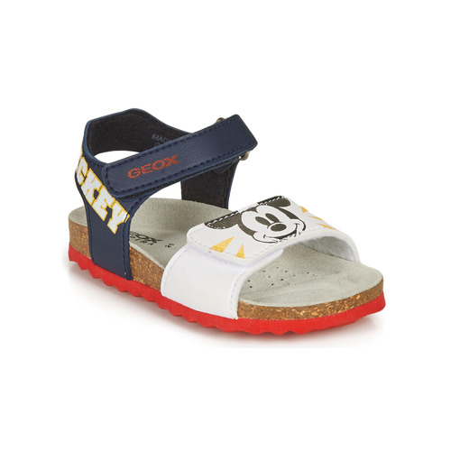 Geox - SANDAL CHALKI BOY - Marine / Blanc