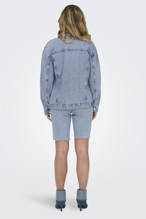 Only blauwe dames jas