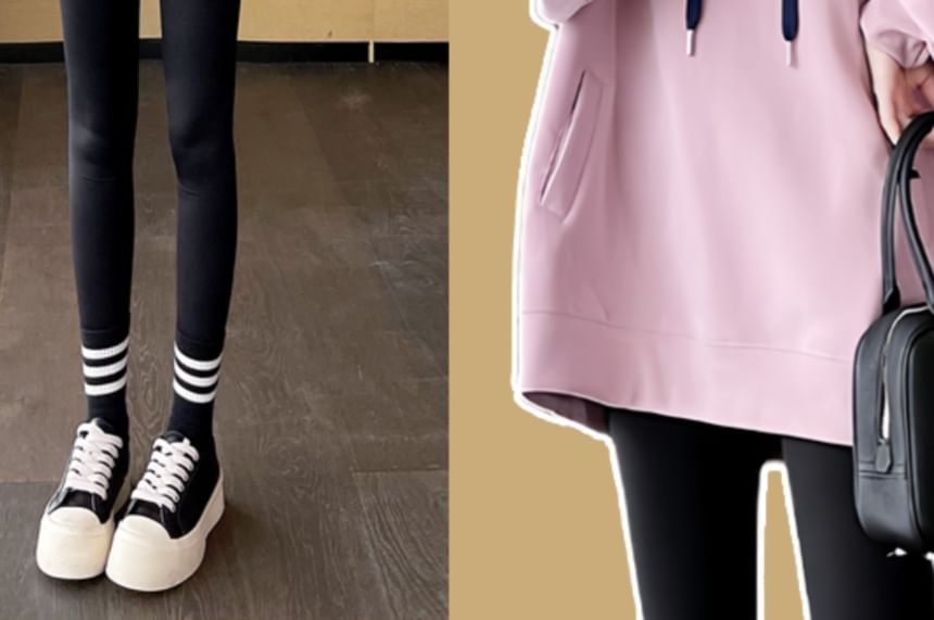 NEUF - Zwangerschaps Raglan Hoodie / Hoge Taille Effen Leggings / Set