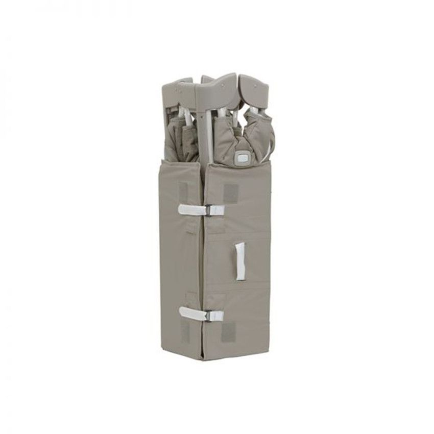 Lit de voyage Kubbie Sleep - Foggy grey - Ecru