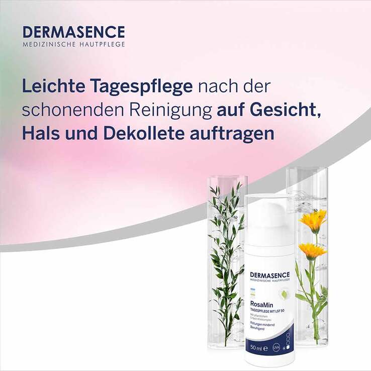 Dermasence Rosamin Tagespflege LSF 50 Emulsion, 50 ml