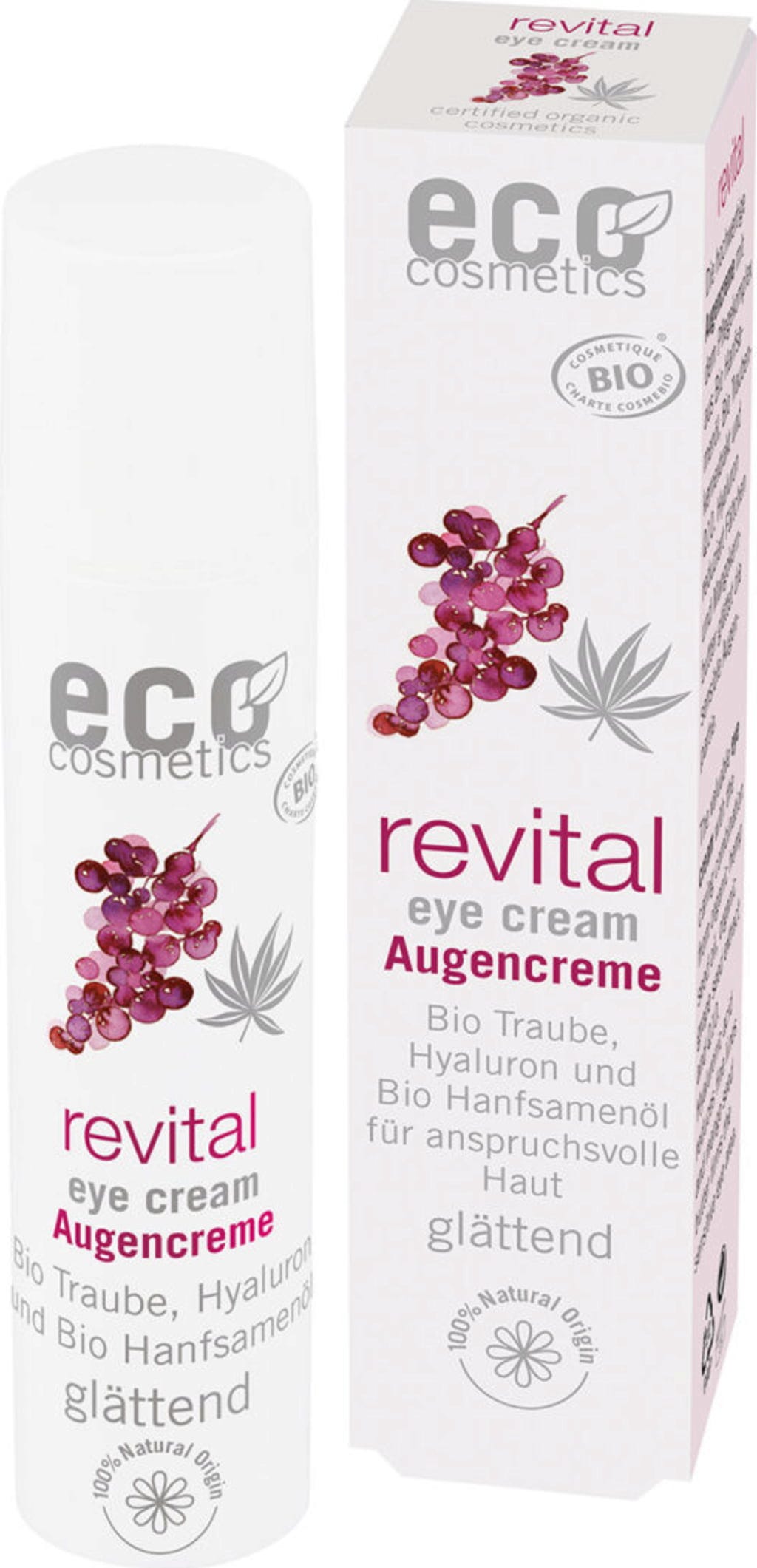 eco cosmetics  revital Augencreme, 15 Stk