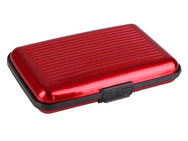 Kortholder i aluminium - RFID-Safe