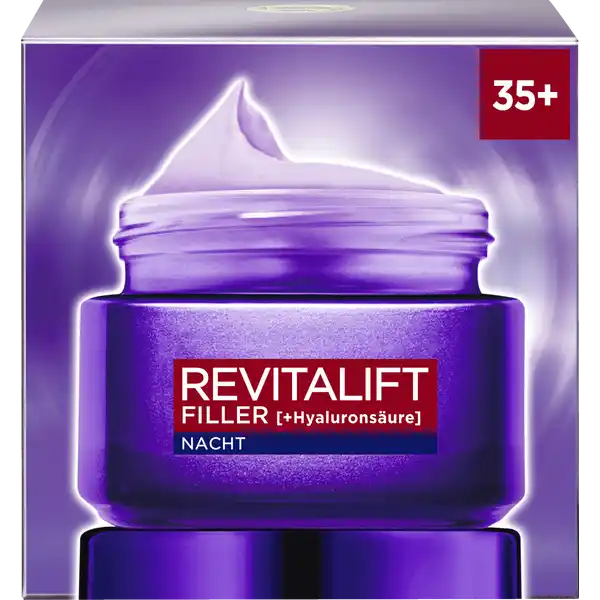 Anti-Age Nachtcreme Filler Intensiv Aufpolsternd + Hyaluronsäure