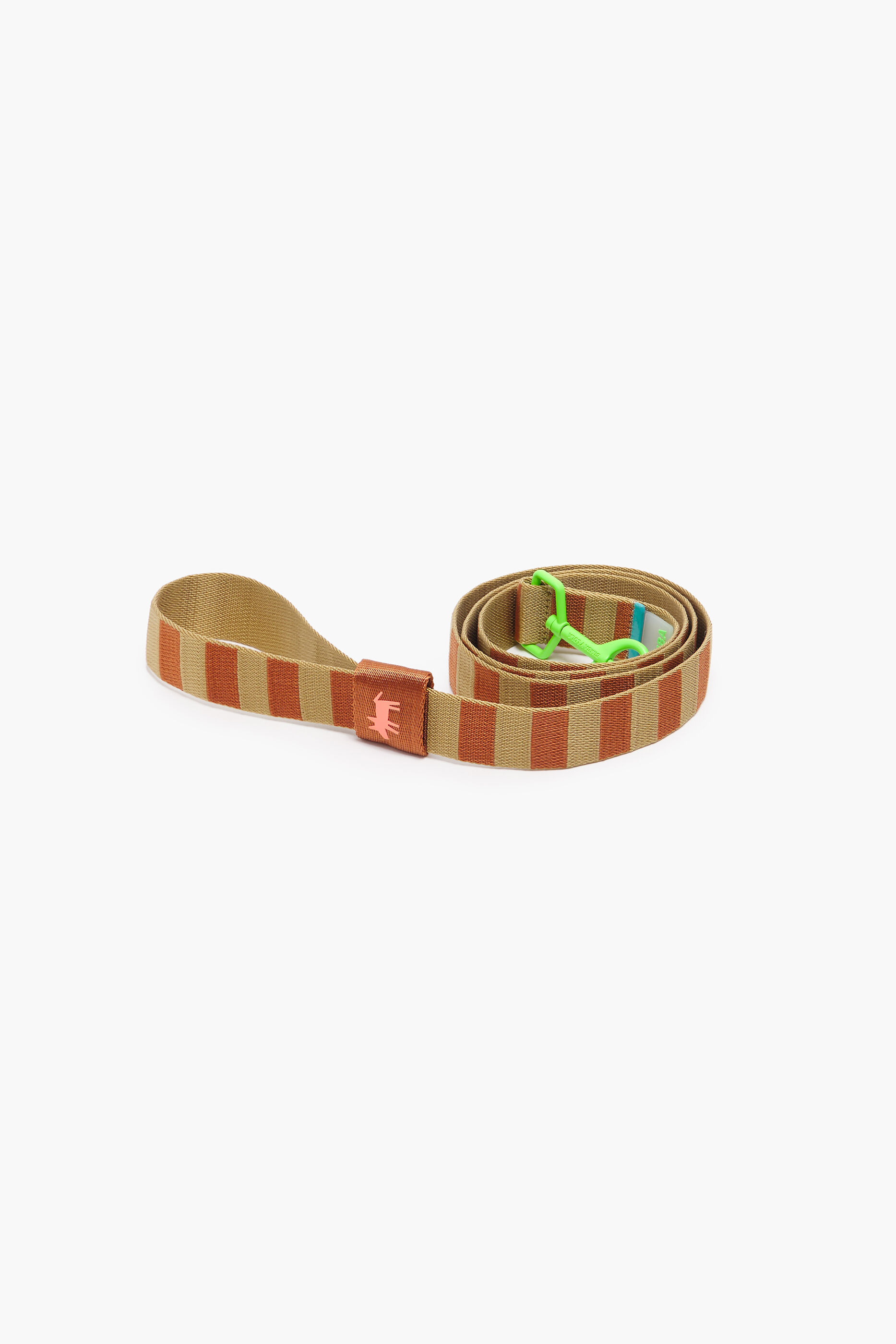 Coleira para animais de estimação Khaki Lola com logotipo