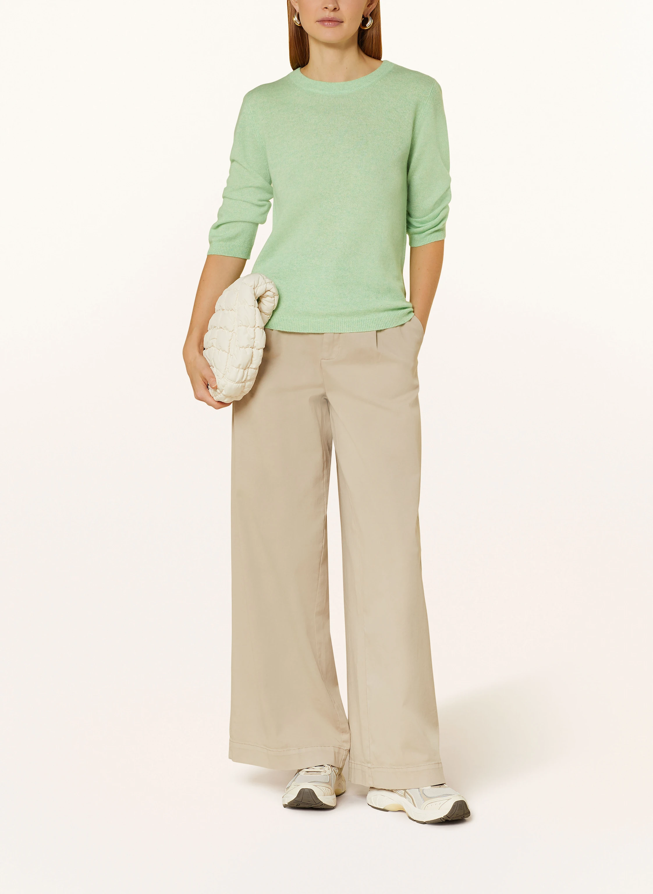 darling harbour Cashmere-Pullover mit 3/4-Arm