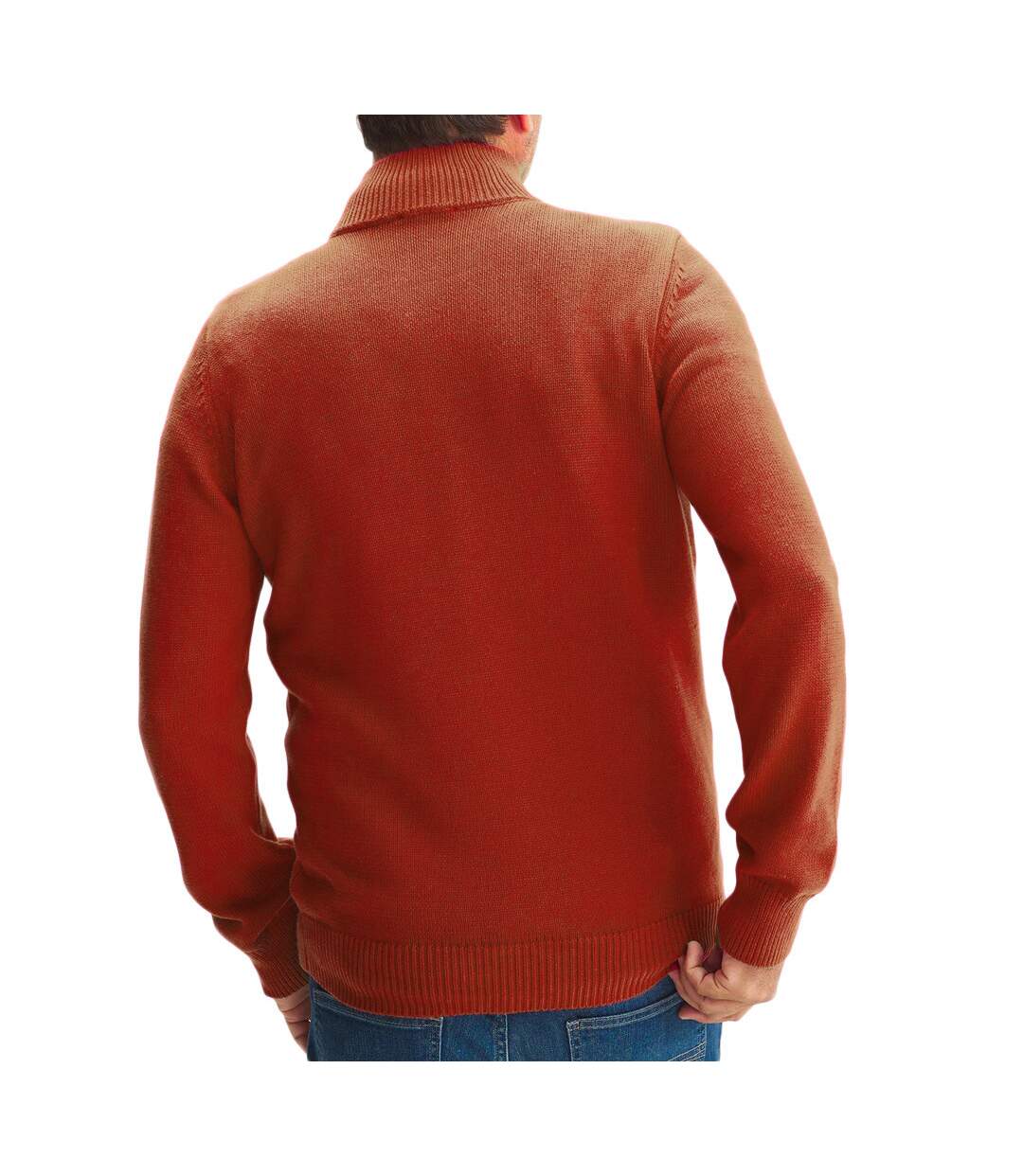 Pull Orange Homme TBS Berylca