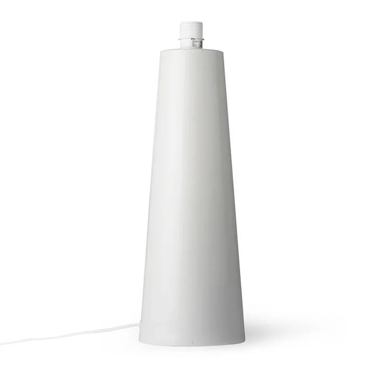 HKliving - Cone Tischleuchtenfuss, L, hellgrau matt