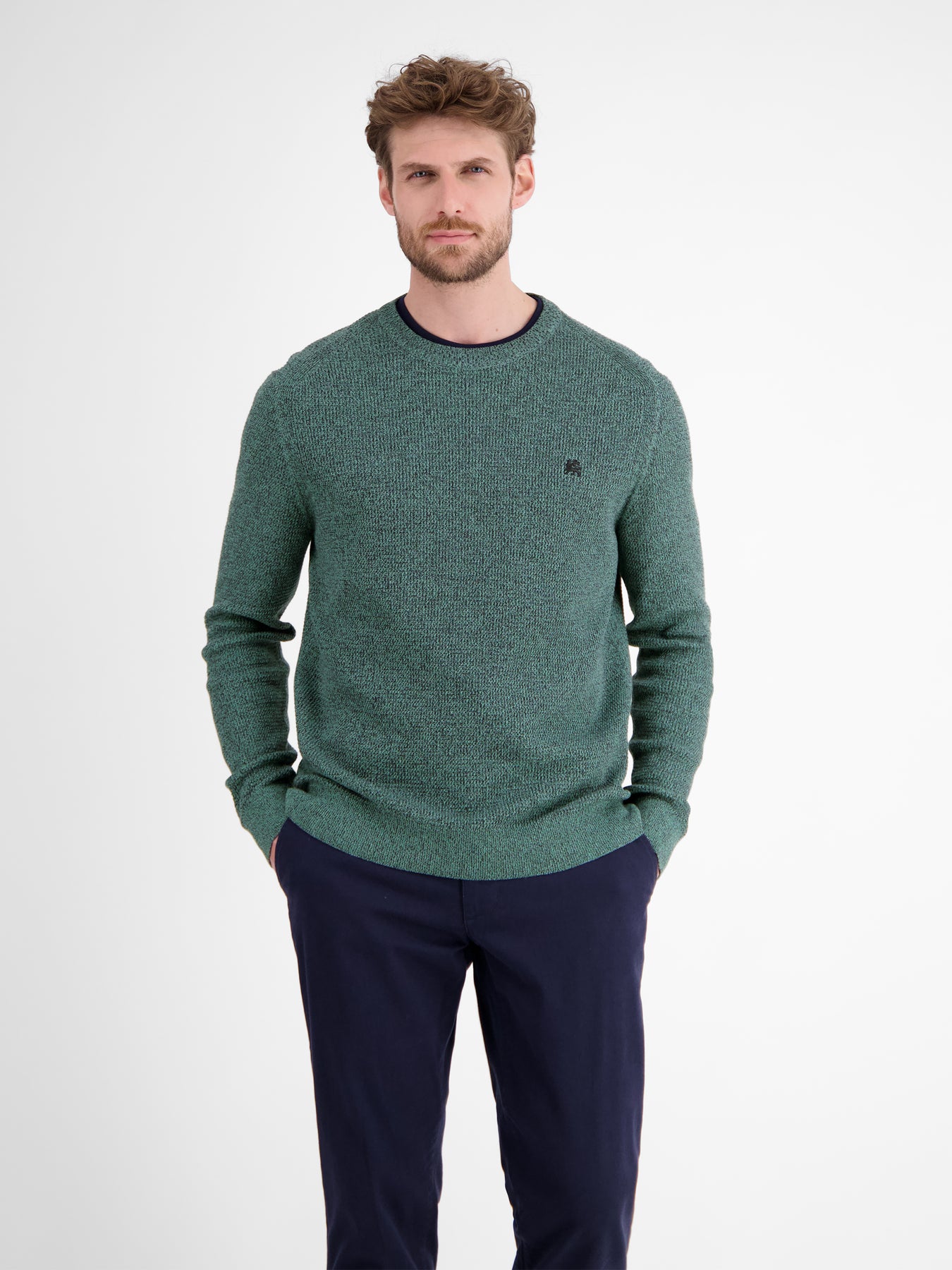 Herren Strickpullover in Strukturqualität