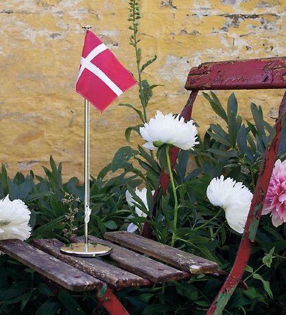 H.C. Andersen Bordflag - 38,5x10 cm - St?l m. Dannebrog