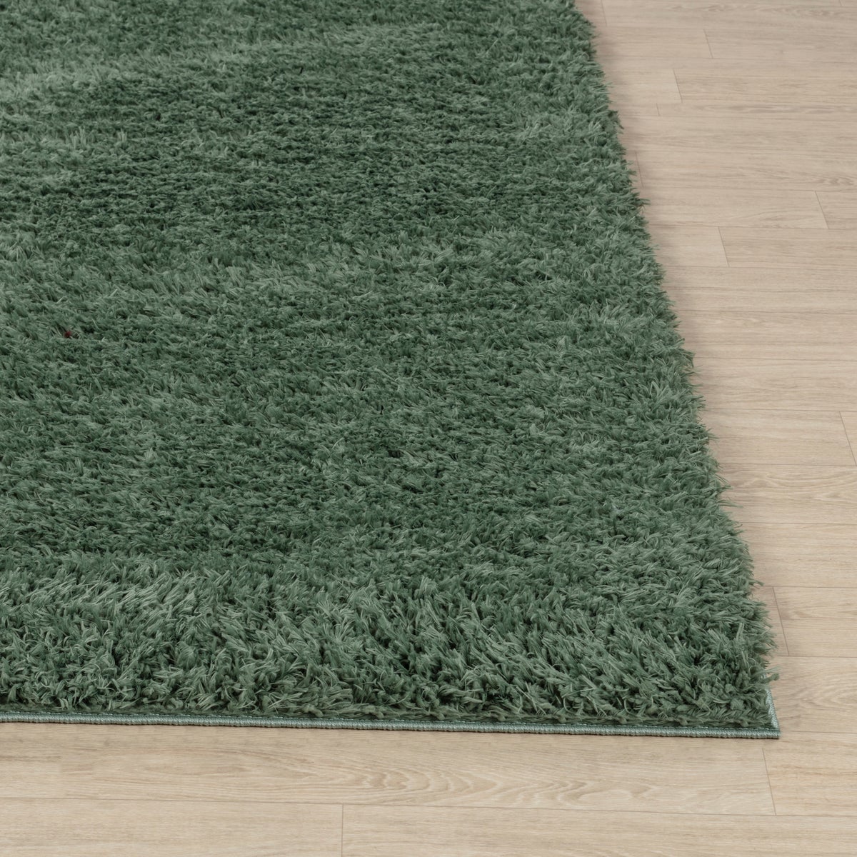 Modern hoogpolig shaggy vloerkleed, groen, 120x180 cm, SOSO