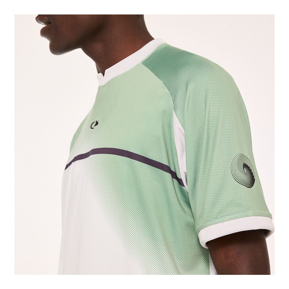 Oakley SAND CAMO - Polo Homme new jade
