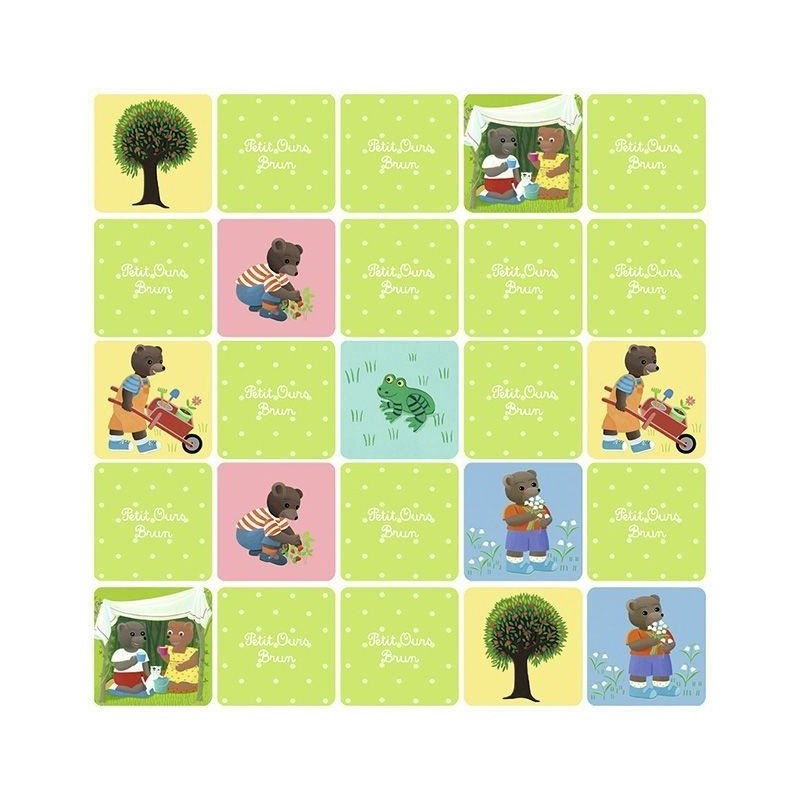 Petit Ours Brun - Mémo du Jardin