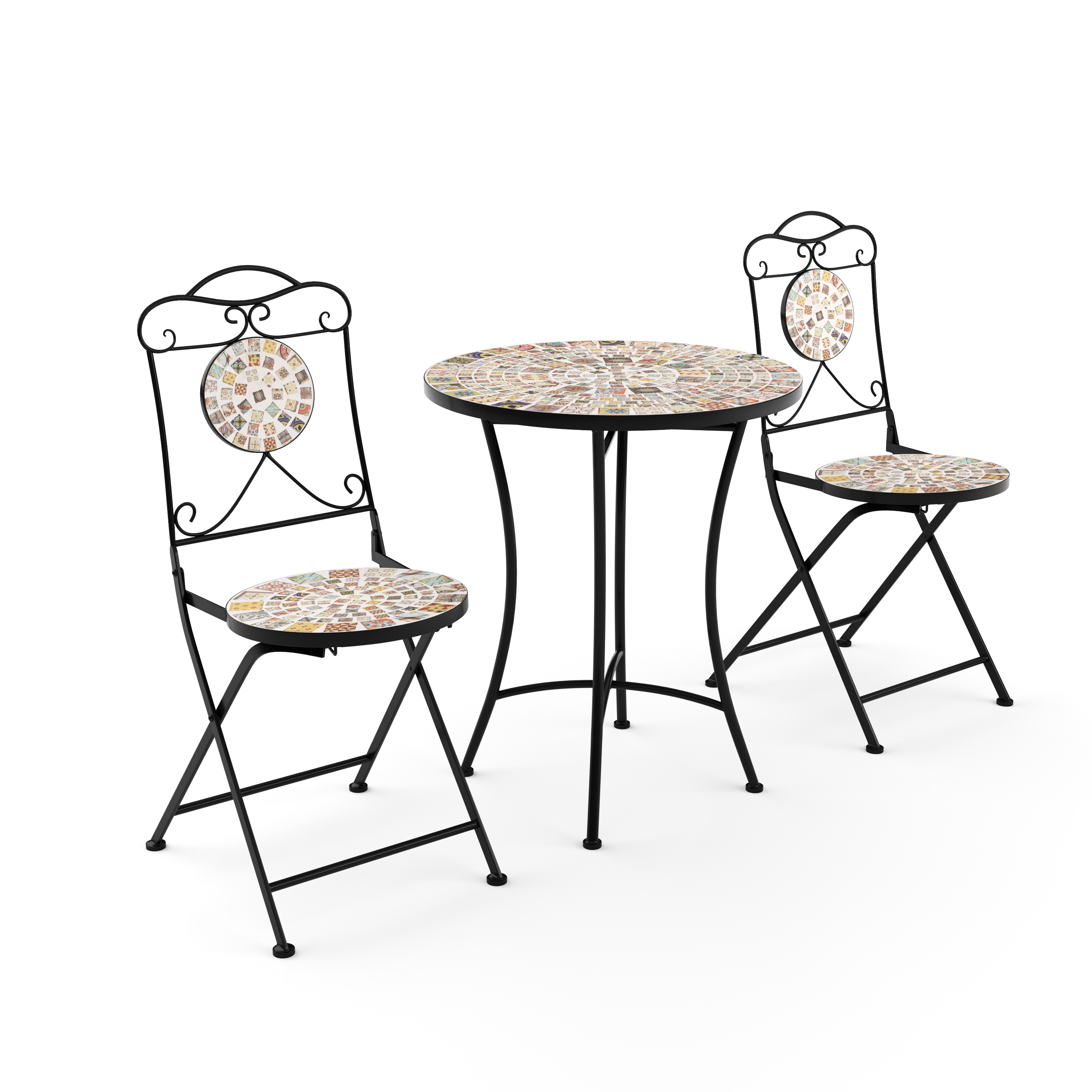 Bistroset MOSAIK 3-teilig bunt