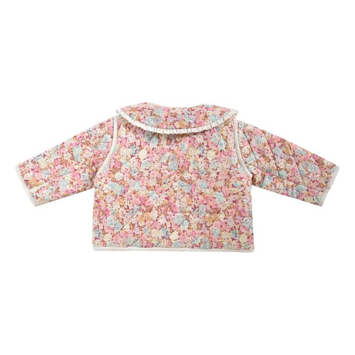 Louise Misha Veste Niagara Matelassée Fleurie | Rose