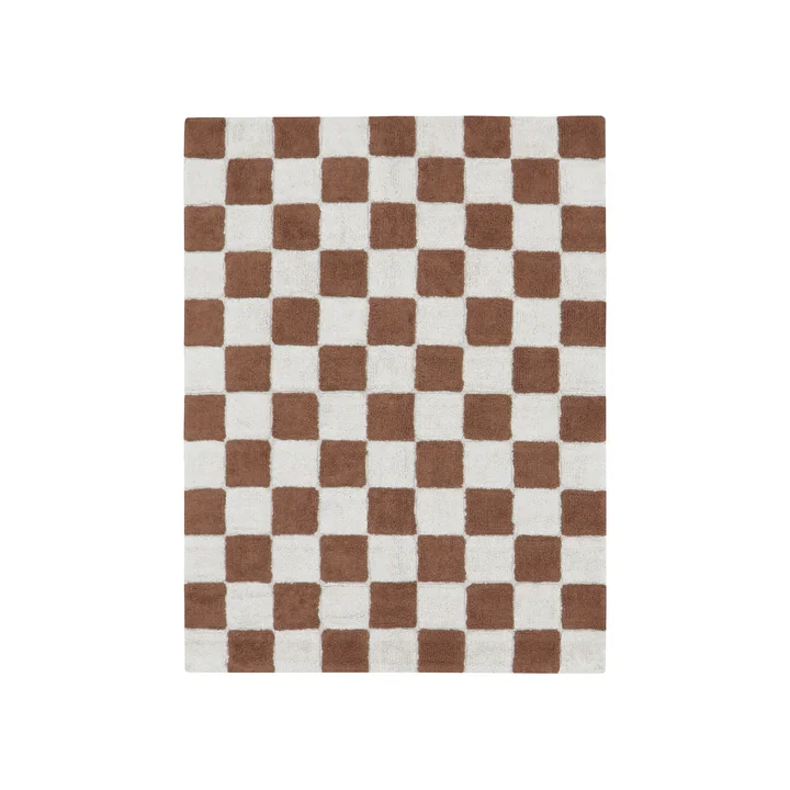 Lorena Canals - Kitchen Tiles Teppich, 120 x 160 cm, toffee
