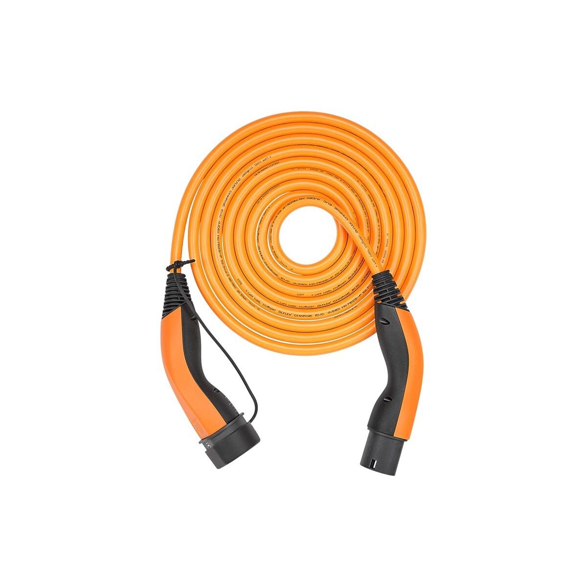 HELIX® ladekabel Type 2, opptil 11 kW, m, oransje
