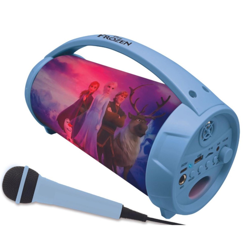 Lexibook - Frossen Bluetooth® lyshøjttaler med mikrofon