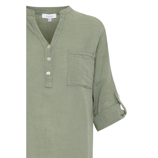 Sorbet Alexa Bluse, Sea Spray, XL