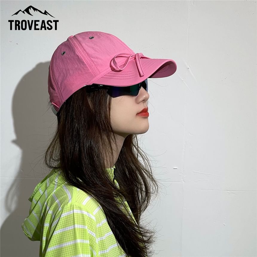 Trovelst - Lichtgewicht baseballpet met strik