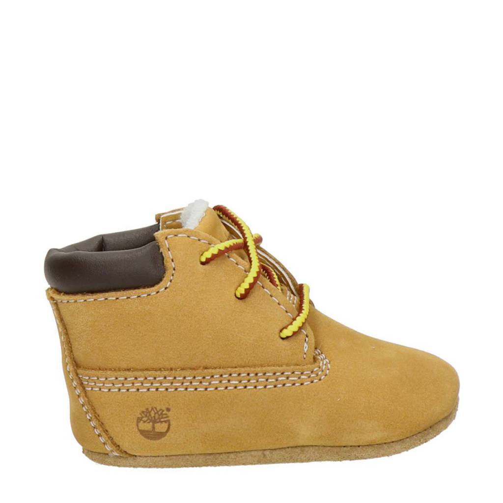 Timberland nubuck babyschoenen camel